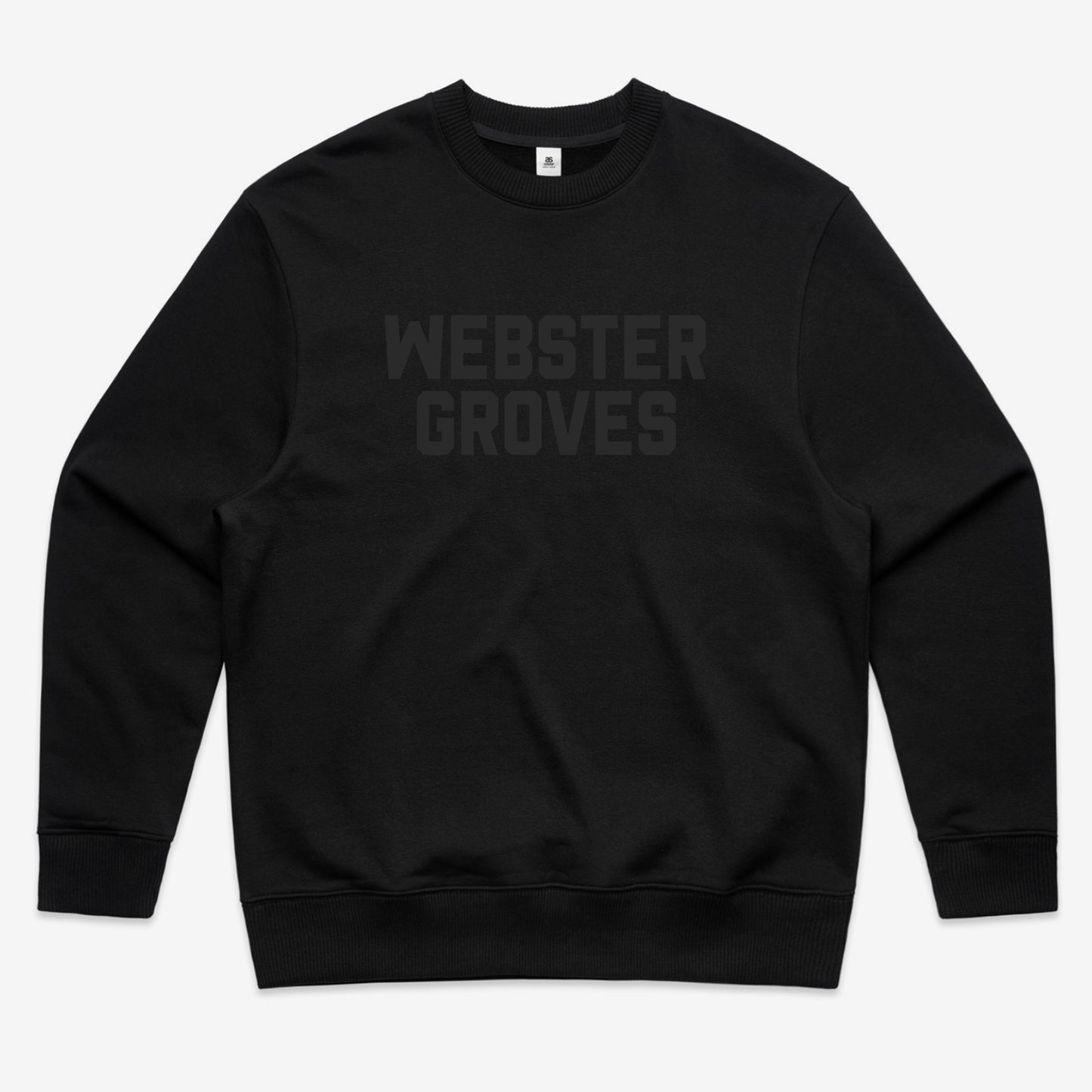 Webster Groves Sweatshirt - Black on Black